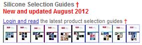 Silicone Selection Guides Updated 2012